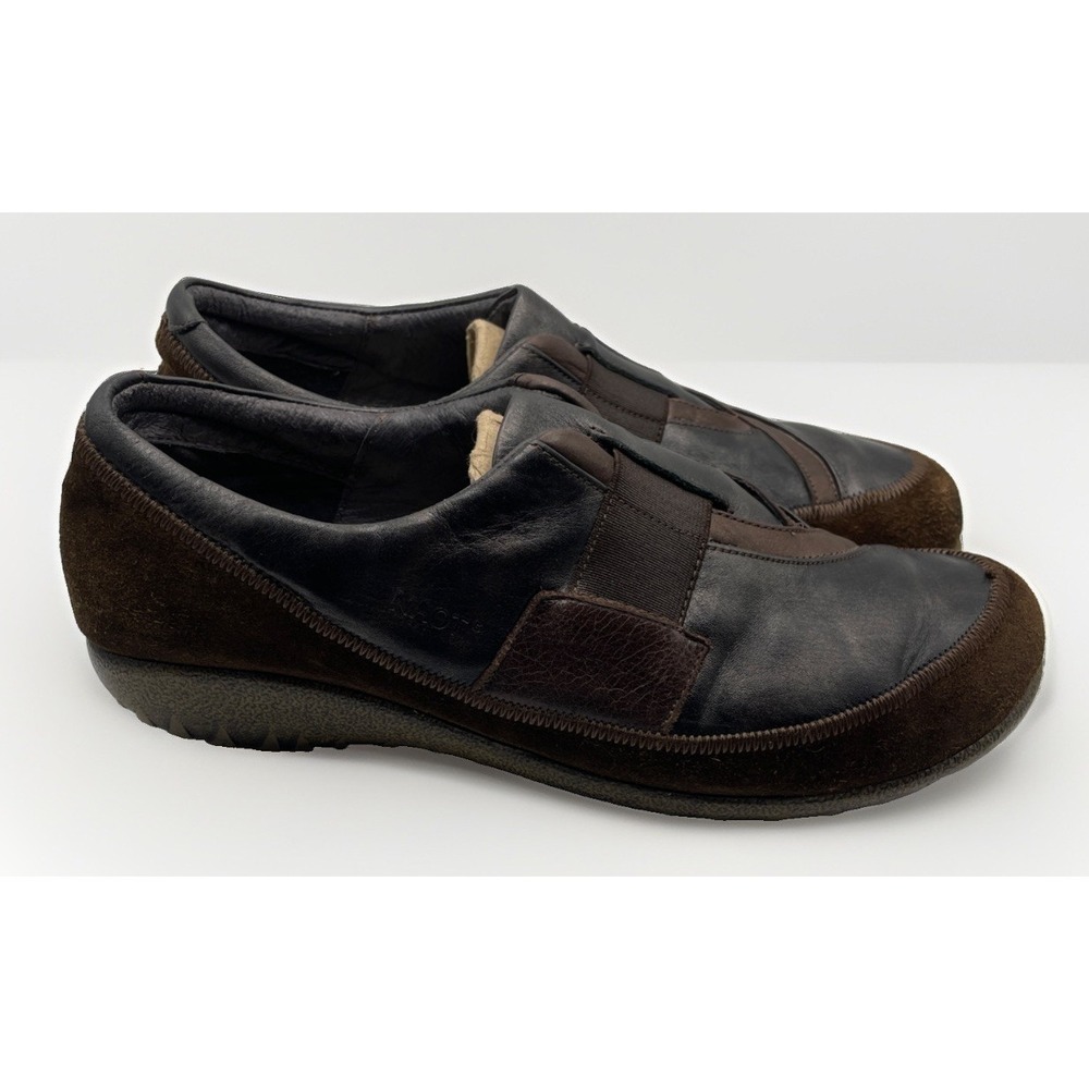 Naot Otago Suede Leather Loafers Womens EU 41 Brown Comfort Flats Casual Shoes